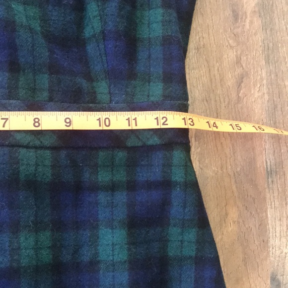J. Crew Green Plaid Wool Dress Women's Size 00 New. - Picture 8 of 10